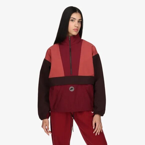 Nike Womens Revolution Sports Utility Half Zip Jacket XS Windbreaker Pullover - Picture 1 of 9
